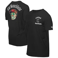 Men's New Era Black Cleveland Guardians Sugar Skulls T-Shirt