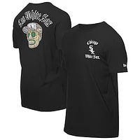 Men's New Era Black Chicago White Sox Sugar Skulls T-Shirt