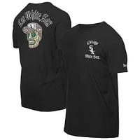 Men's New Era Black Chicago White Sox Sugar Skulls T-Shirt