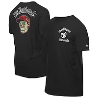 Men's New Era Black Washington Nationals Sugar Skulls T-Shirt