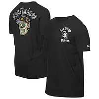 Men's New Era Black San Diego Padres Sugar Skulls T-Shirt