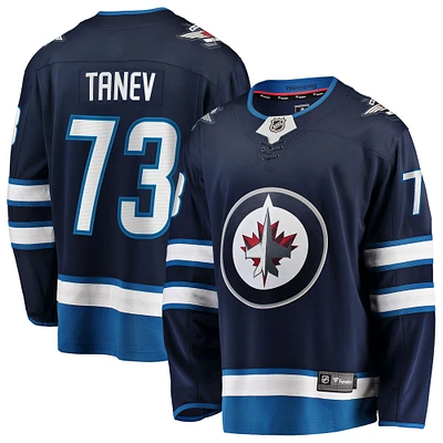 Men's Fanatics Brandon Tanev Navy Winnipeg Jets Home Breakaway Jersey