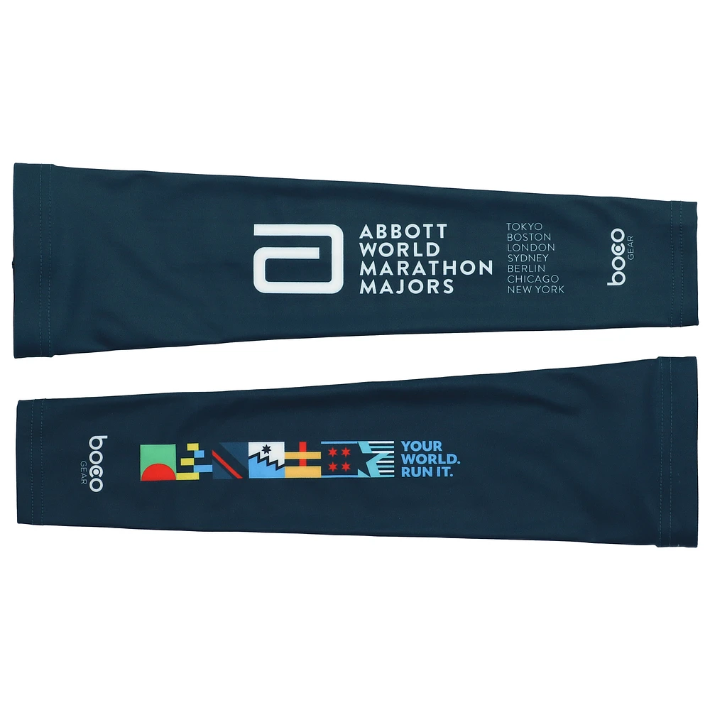 Unisex BOCO Gear Blue World Marathon Majors 7 City Arm Warmers