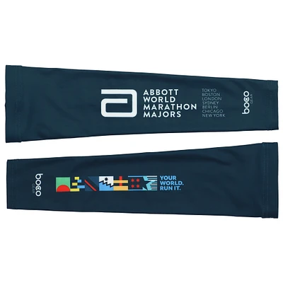 Unisex BOCO Gear  Blue World Marathon Majors 7 City Arm Warmers