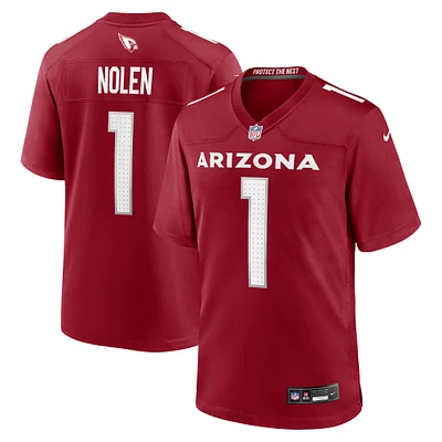 Men's Nike Walter Nolen Cardinal Arizona Cardinals 2025 NFL Draft First Round Pick Game Jersey