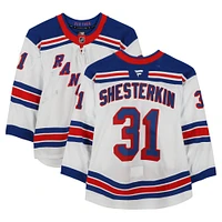Igor Shesterkin New York Rangers Game-Used #31 Set 3 Jersey from the 2024-25 NHL Season