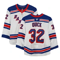 Jonathan Quick New York Rangers Game-Used #32 White Set 3 Jersey from the 2024-25 NHL Season