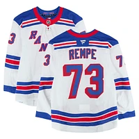 Matt Rempe New York Rangers Game-Used #73 Set 3 Jersey from the 2024-25 NHL Season