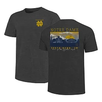 Men's Heather Charcoal Notre Dame Fighting Irish Big & Tall Campus Scene Core T-Shirt