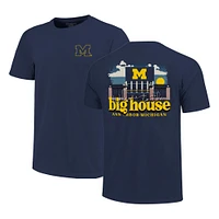 Men's Navy Michigan Wolverines Big & Tall Stadium Gates Hyper Local Core T-Shirt