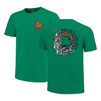 Men's Green Notre Dame Fighting Irish Big & Tall Celtic Knot Bagpipes Hyper Local Core T-Shirt