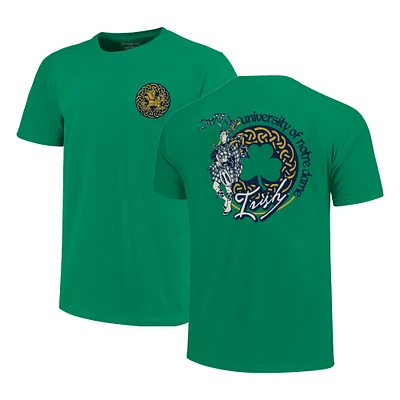 Men's Green Notre Dame Fighting Irish Big & Tall Celtic Knot Bagpipes Hyper Local Core T-Shirt