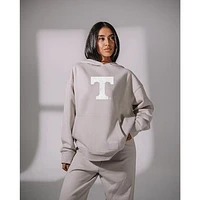 Women's KadyLuxe  Gray Tennessee Volunteers Boyfriend Pullover Hoodie
