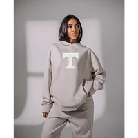 Women's KadyLuxe  Gray Tennessee Volunteers Boyfriend Pullover Hoodie