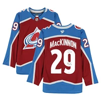 Nathan MacKinnon Colorado Avalanche Autographed Burgundy Fanatics Premium Jersey with "1,000th PT 3/10/25" Inscription - Limited Edition of 25