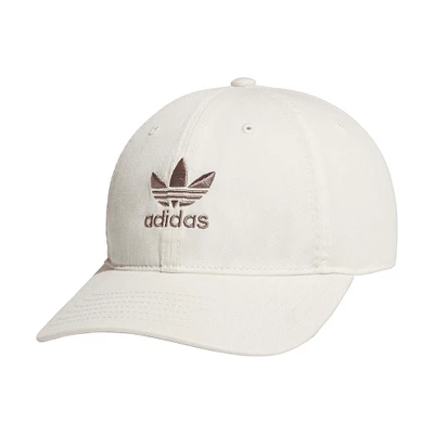 Men's adidas Originals Off White Washed Adjustable Hat