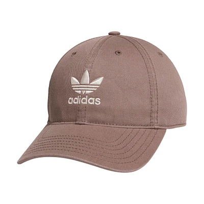 Women's adidas Originals  Brown adidas Originals Relaxed Adjustable Hat