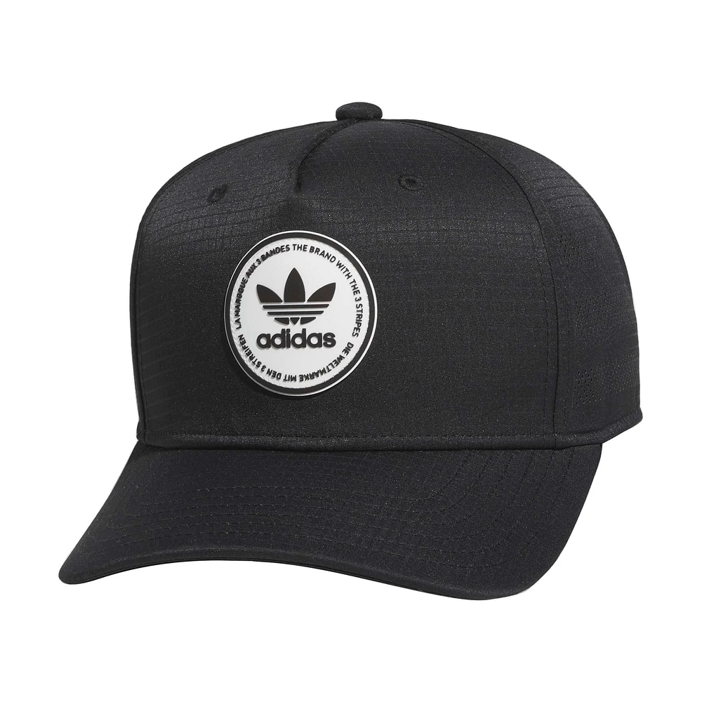 Men's adidas Originals Black OG Emblem Snapback Hat