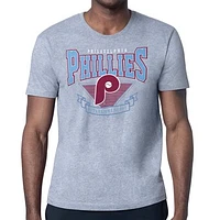 Men's Starter Gray Philadelphia Phillies ‘80s Inspired T-Shirt