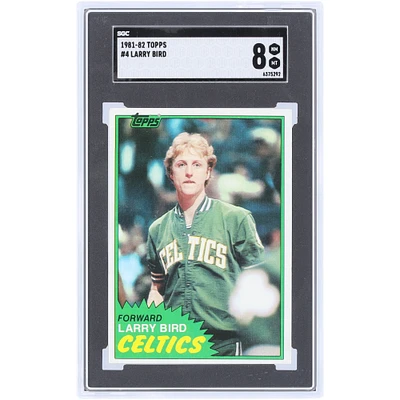 Larry Bird Boston Celtics 1981 Topps #4 SGC Authenticated 8 Card