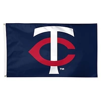 WinCraft Minnesota Twins 3' x 5' Logo 1-Sided Deluxe Flag