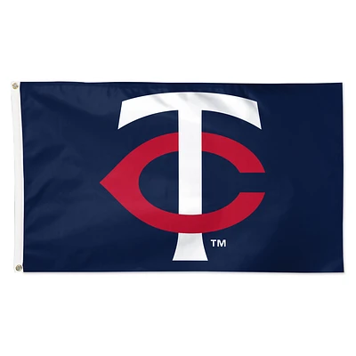 WinCraft Minnesota Twins 3' x 5' Logo 1-Sided Deluxe Flag