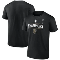 Men's Fanatics  Black Vegas Golden Knights 2025 Pacific Division Champions T-Shirt