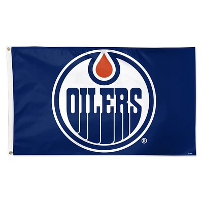 WinCraft  Edmonton Oilers 3' x 5' Single-Sided Team Flag