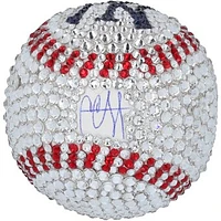 CC Sabathia New York Yankees Autographed Baseball - Art by Rock On Sports