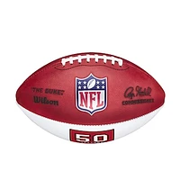 Tampa Bay Buccaneers Wilson 50th Season Logo White Panel Football