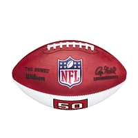 Tampa Bay Buccaneers Wilson 50th Season Logo White Panel Football