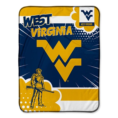 Chad & Jake West Virginia Mountaineers 30" x 40" Comic Theme Baby Blanket