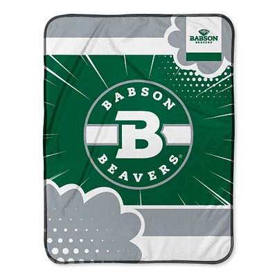 Chad & Jake Babson Beavers 30" x 40" Comic Theme Baby Blanket
