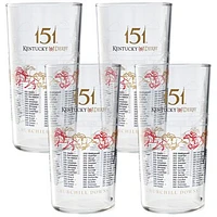 151st Kentucky Derby 4-Pack Mint Julep Glass Set