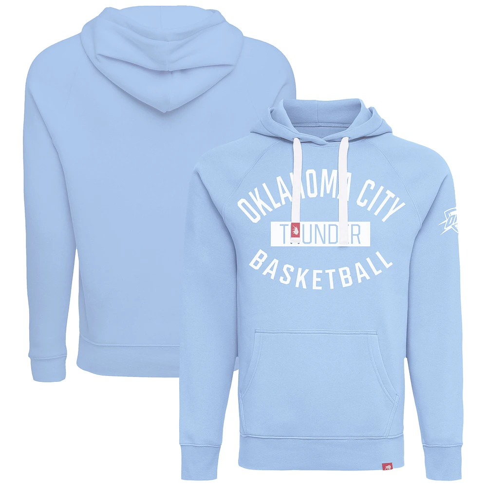 Unisex Sportiqe Light Blue Oklahoma City Thunder Olsen Tri-Blend Pullover Hoodie
