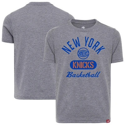 Youth Sportiqe  Gray New York Knicks Comfy Tri-Blend T-Shirt
