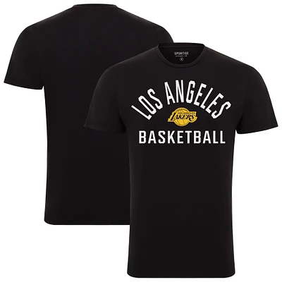 Unisex Sportiqe  Black Los Angeles Lakers Bingham T-Shirt