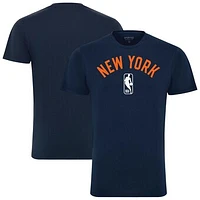 Unisex Sportiqe  Navy New York Knicks  Bingham T-Shirt