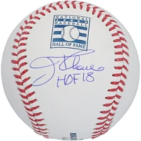 Jim Thome Cleveland Indians Autographed Hall of Fame Logo Baseball with "HOF 18" Inscription