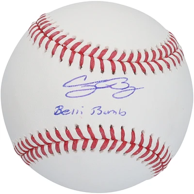 Cody Bellinger New York Yankees Autographed Baseball with "Belli Bomb" Inscription