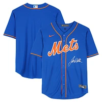Jett Williams New York Mets Autographed Royal Nike Replica Jersey