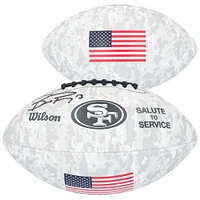 Brock Purdy San Francisco 49ers Autographed Wilson 2024 Salute To Service Football
