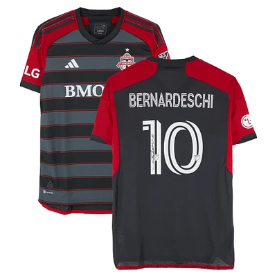 Federico Bernardeschi Toronto FC Autographed Match-Used #10 Black adidas Jersey from the 2024 MLS Season - Size L