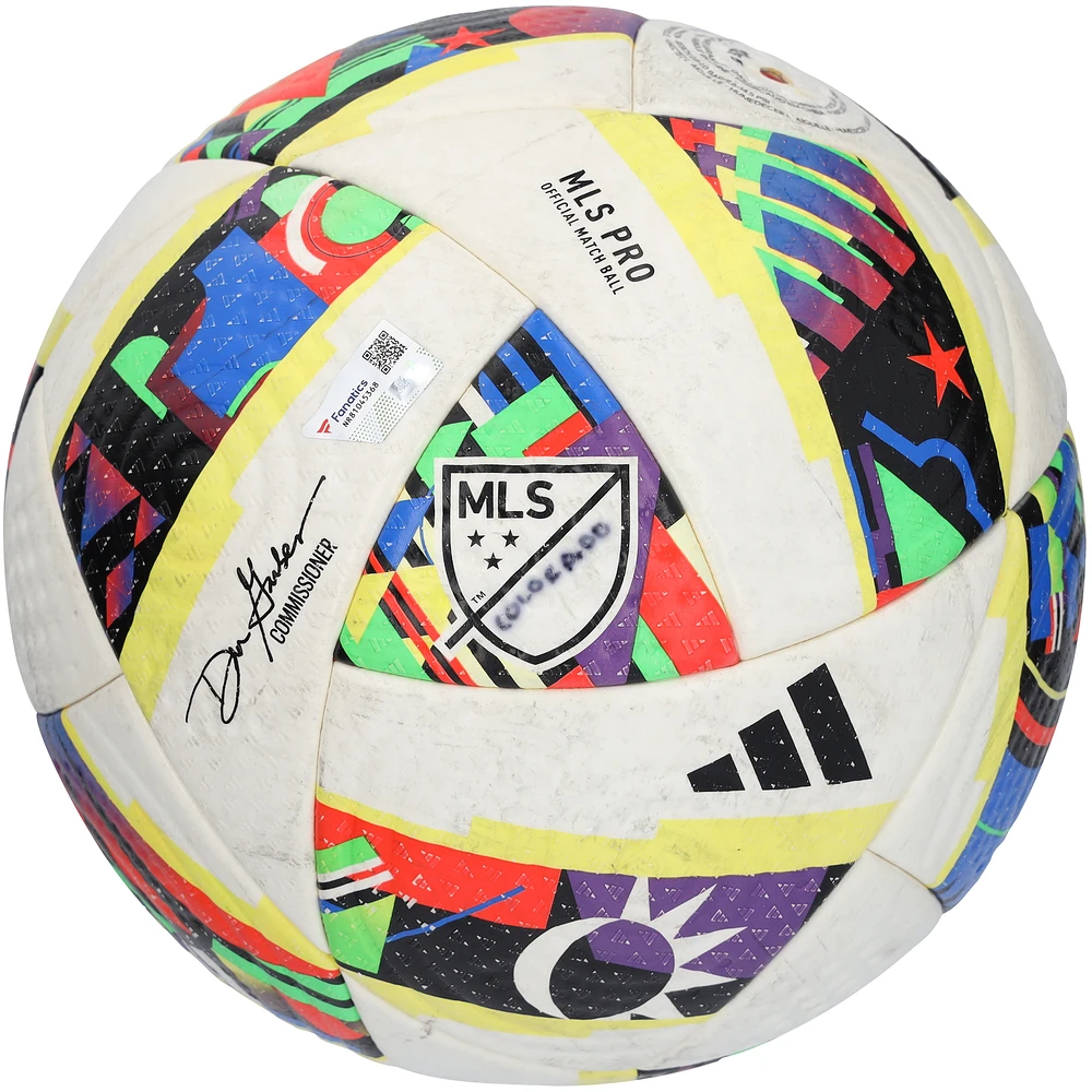 St. Louis CITY SC Match-Used adidas Soccer Ball from the 2024 MLS Season