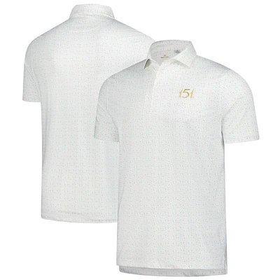 Men's Full Turn  White 151st Kentucky Derby EcoTec Polo