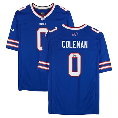Keon Coleman Buffalo Bills Autographed Royal Nike Game Jersey