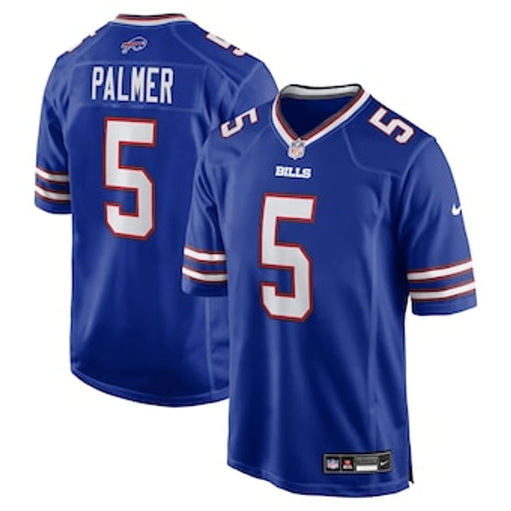 Men's Nike Josh Palmer  Royal Buffalo Bills Team Game Jersey
