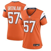 Women's Nike Dre Greenlaw  Orange Denver Broncos Team Game Jersey