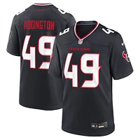 Men's Nike Tucker Addington  Navy Houston Texans Team Game Jersey