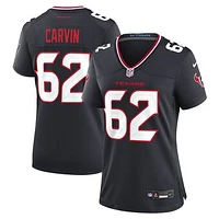 Women's Nike Jerome Carvin  Navy Houston Texans Team Game Jersey